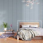 Light Blue & White Simple Stripe Wallpaper Gallery Image 3