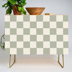 Checkered (Sage Cream) Credenza Gallery Image 1