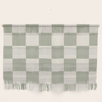Checkered (Sage Cream) Wall Hanging Gallery Image 1