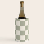 Checkered (Sage Cream) Wine Chiller Gallery Image 2