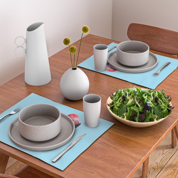Flamingo Flowers: Pop Animals Placemat Gallery Image 2