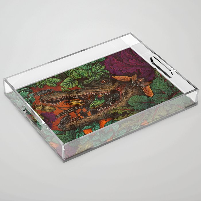 Flourish 2 Acrylic Tray Gallery Image 1