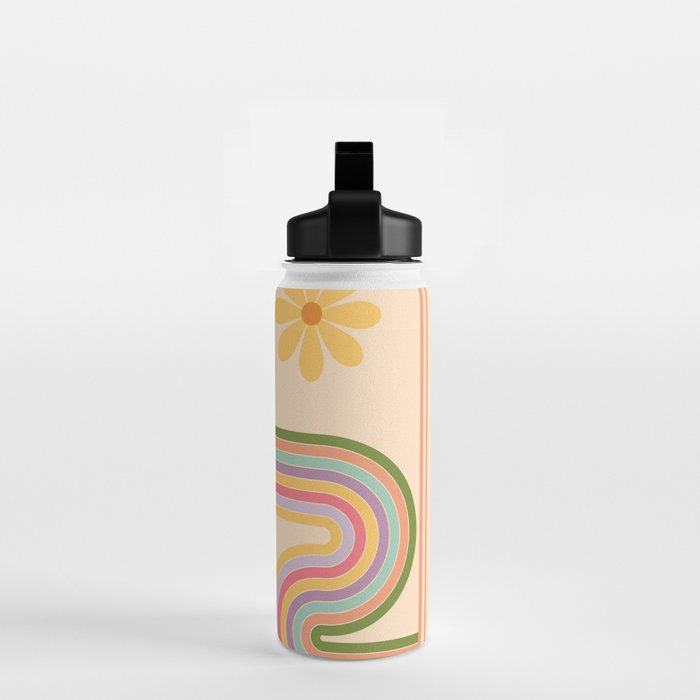 Floral Geometry 7 Water Bottle Gallery Image 2
