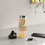 Floral Geometry 7 Water Bottle Gallery Image 4