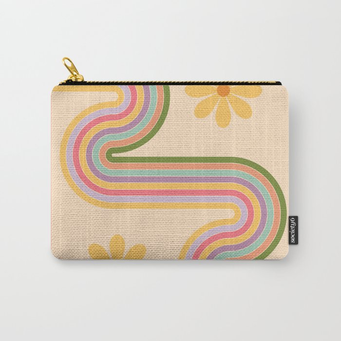Floral Geometry 7 Carry All Pouch Gallery Image 1