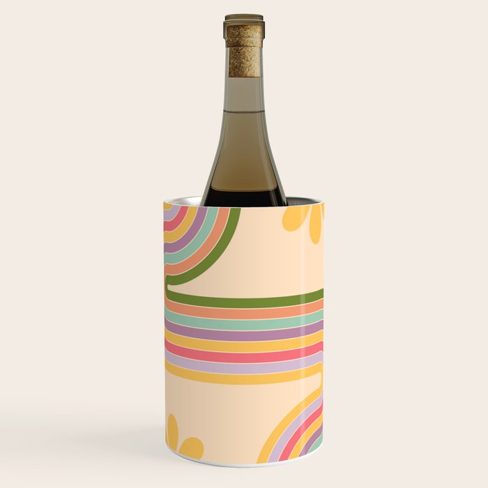 Floral Geometry 7 Wine Chiller Gallery Image 1