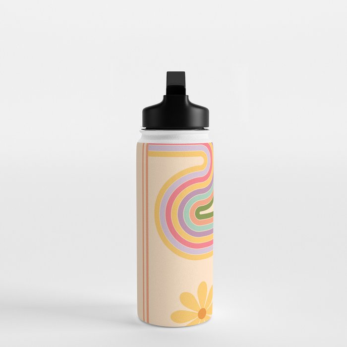 Floral Geometry 7 Water Bottle Gallery Image 3