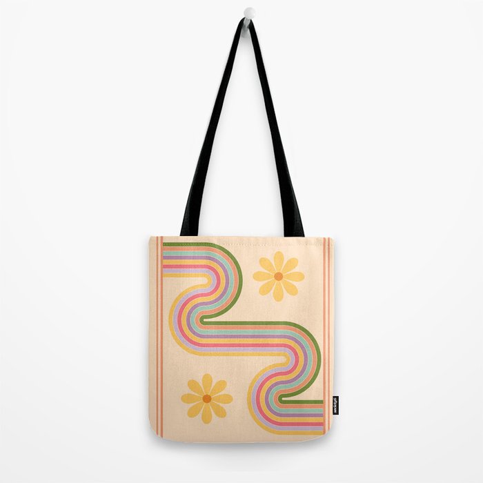 Floral Geometry 7 Tote Bag Gallery Image 2