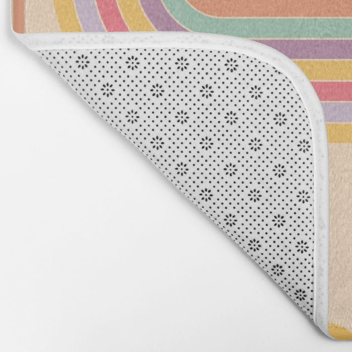 Floral Geometry 7 Bath Mat Gallery Image 2