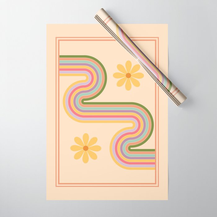 Floral Geometry 7 Wrapping Paper Gallery Image 1