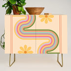 Floral Geometry 7 Credenza Gallery Image 1