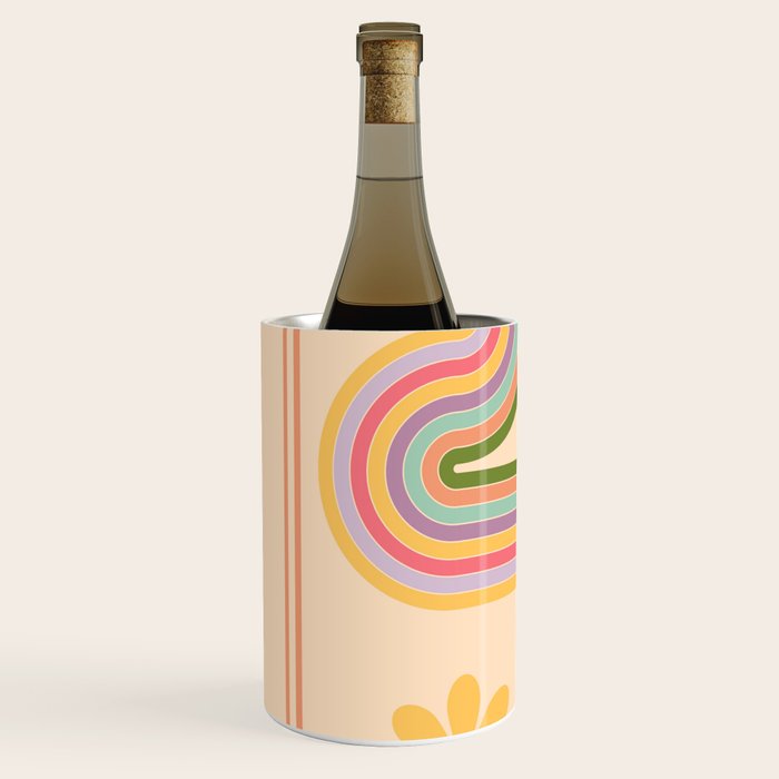 Floral Geometry 7 Wine Chiller Gallery Image 2