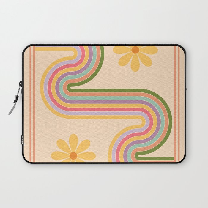 Floral Geometry 7 Laptop Sleeve Gallery Image 1