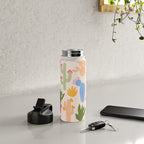 Cactus Garden - pastel Water Bottle Gallery Image 4