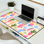 Cactus Garden - pastel Desk Mat Gallery Image 2