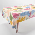 Cactus Garden - pastel Tablecloth Gallery Image 1