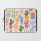 Cactus Garden - pastel Laptop Sleeve Gallery Image 1