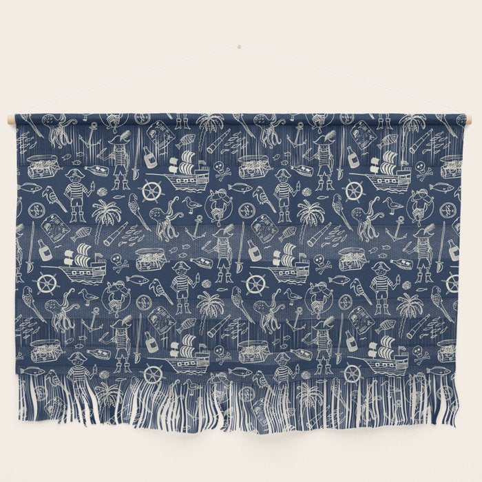 Pirate Play - Blue Wall Hanging Gallery Image 1