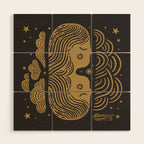 Gemini - Zodiac Sign Wood Wall Art Gallery Image 1