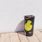 Modern minimalist art sticker pattern Travel Mug Gallery Image 4