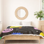 Modern minimalist art sticker pattern Duvet Cover Gallery Image 3