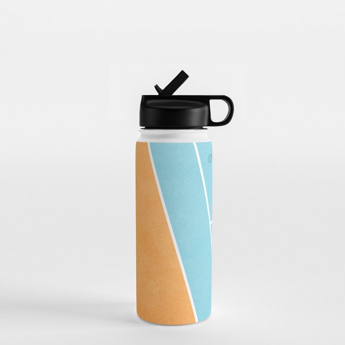 Tennis Court Colors  Water Bottle Gallery Image 1