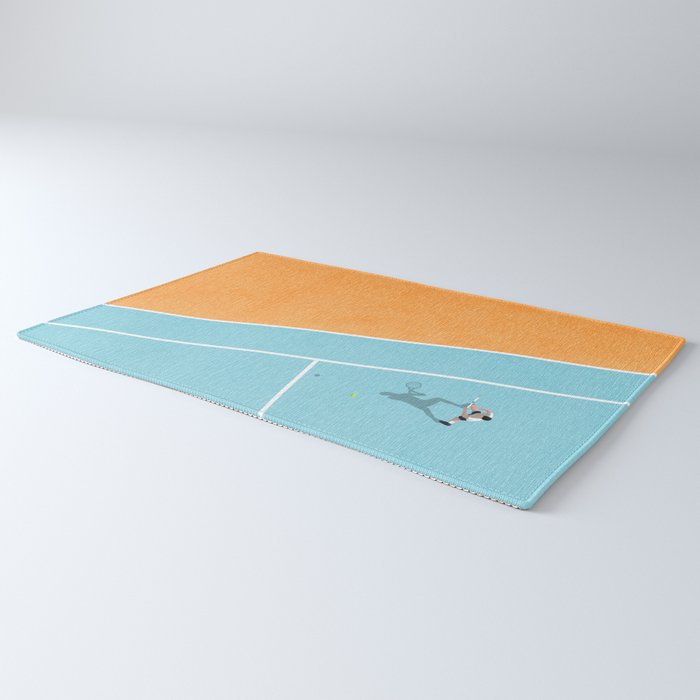 Tennis Court Colors  Rug Gallery Image 3