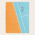 Tennis Court Colors  Poster Gallery Image 4