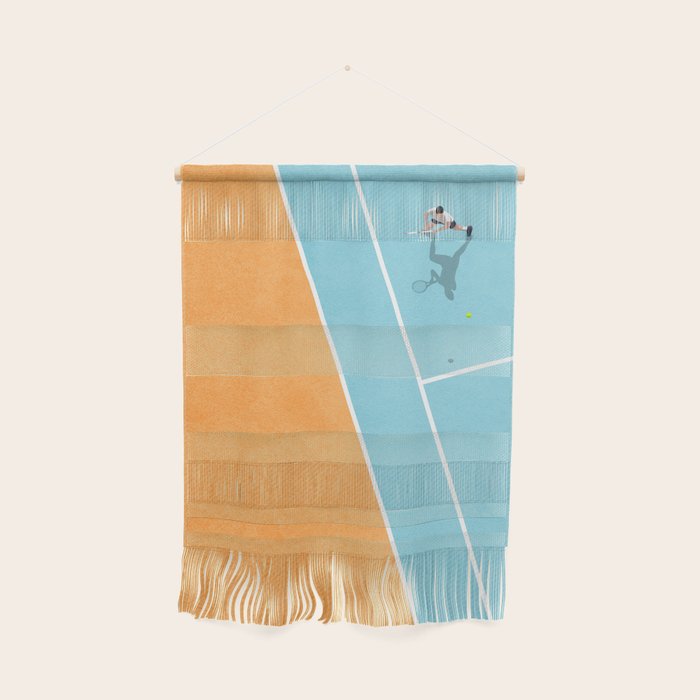 Tennis Court Colors  Wall Hanging Gallery Image 1