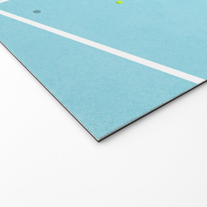 Tennis Court Colors  Welcome Mat Gallery Image 2