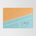 Tennis Court Colors  Rug Gallery Image 2