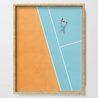 Tennis Court Colors  Serving Tray Gallery Image 1