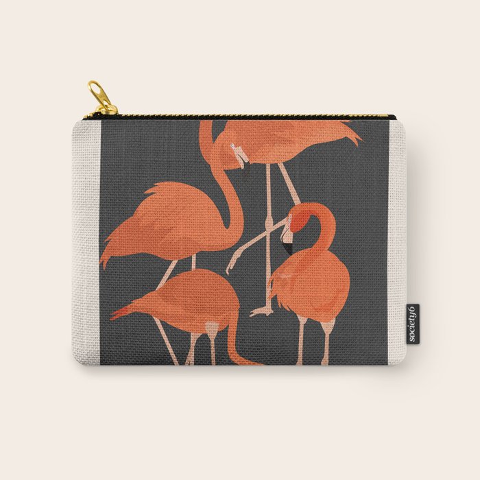 Graceful Flamingos 4 Carry All Pouch Gallery Image 1
