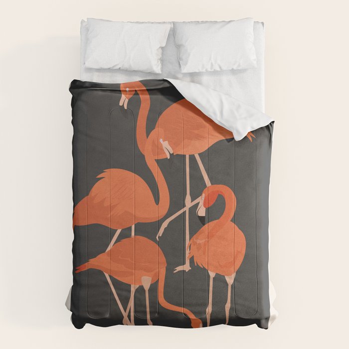 Graceful Flamingos 4 Comforter Gallery Image 6