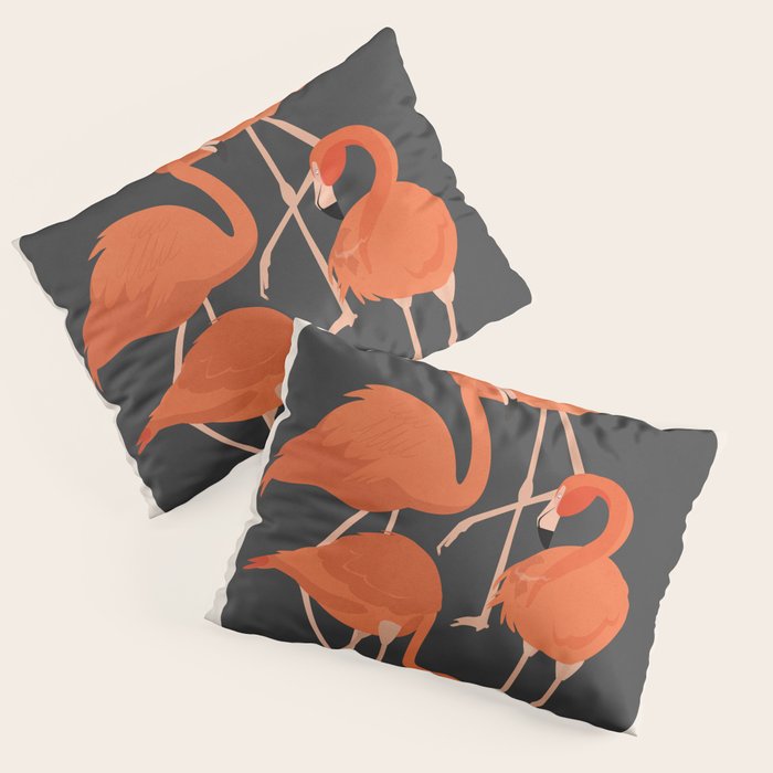 Graceful Flamingos 4 Pillow Sham Gallery Image 1
