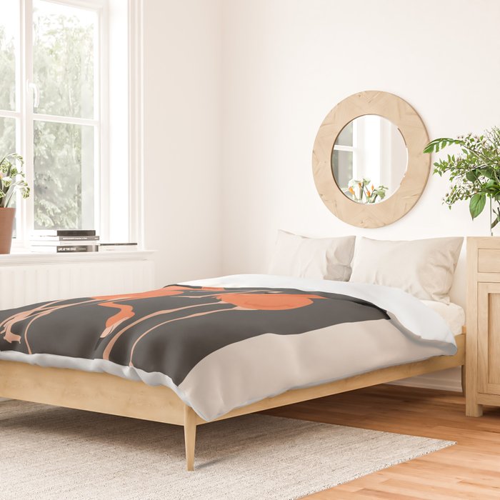 Graceful Flamingos 4 Duvet Cover Gallery Image 2