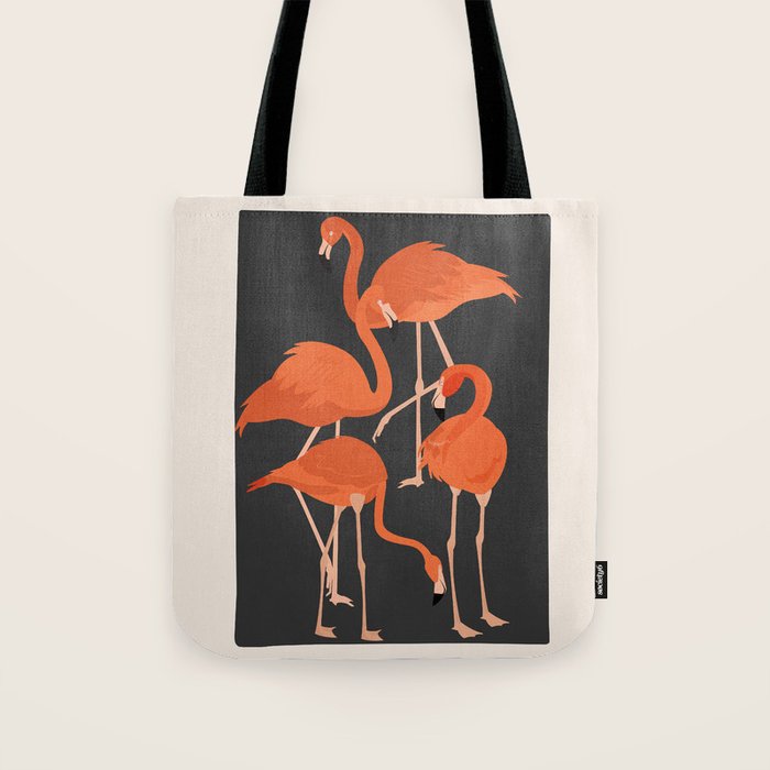 Graceful Flamingos 4 Tote Bag Gallery Image 1