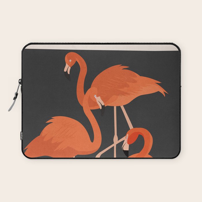 Graceful Flamingos 4 Laptop Sleeve Gallery Image 1
