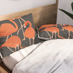 Graceful Flamingos 4 Pillow Sham Gallery Image 2