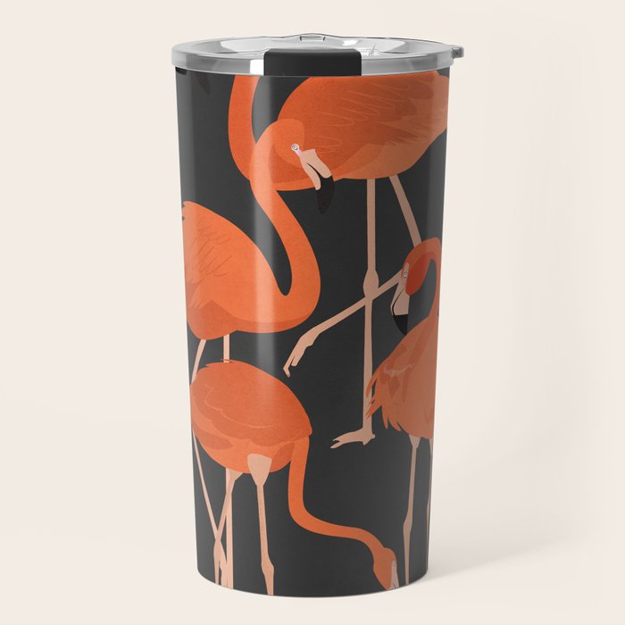 Graceful Flamingos 4 Travel Mug Gallery Image 1