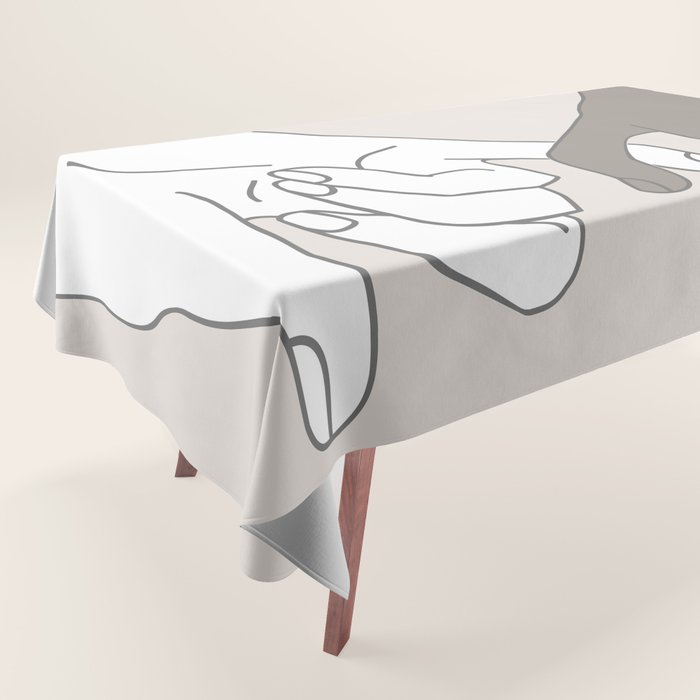 Pinky Promise 4 Tablecloth Gallery Image 1