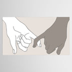 Pinky Promise 4 Tablecloth Gallery Image 2