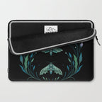 Lime Hawk Moths Night Laptop Sleeve Gallery Image 2