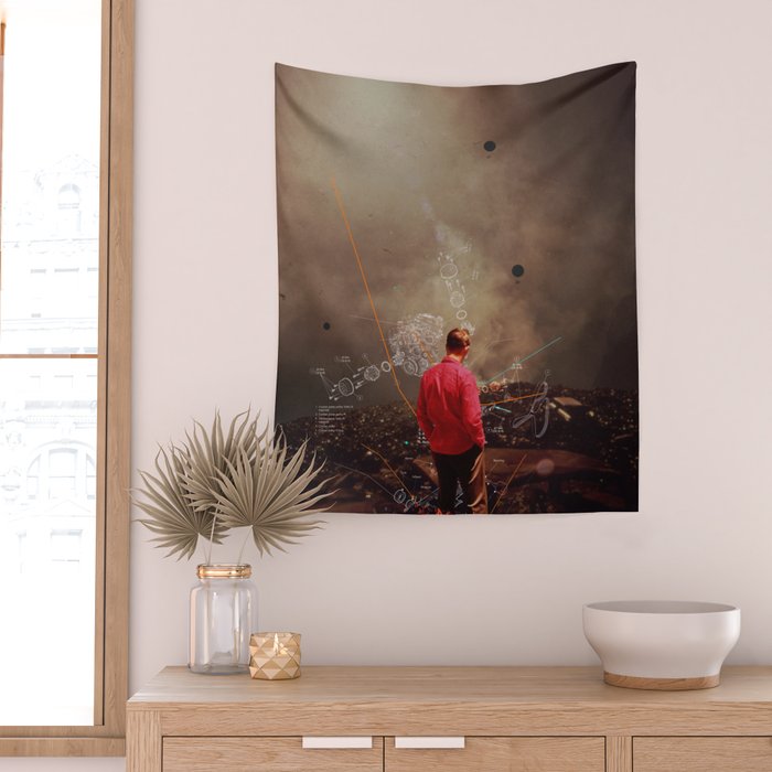 Weighing my Chances to Return Wall Tapestry Gallery Image 2
