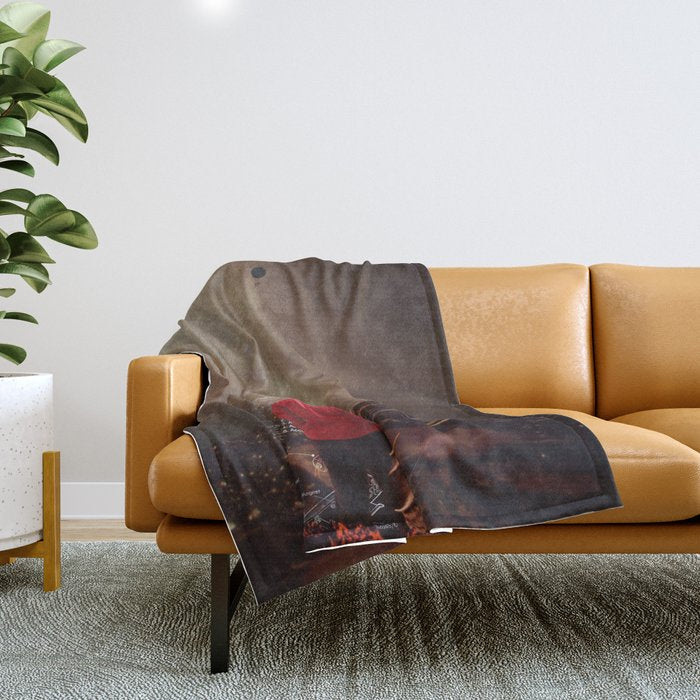 Weighing my Chances to Return Throw Blanket Gallery Image 1
