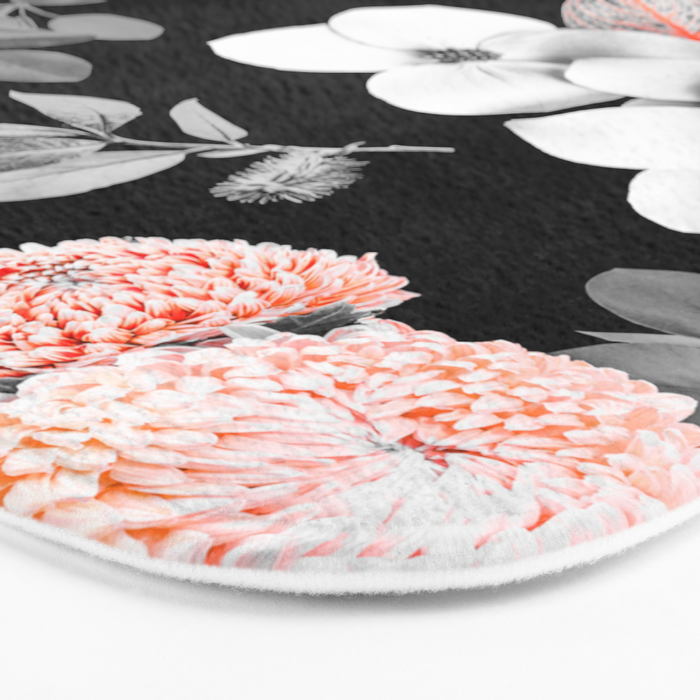 Night bloom - moonlit flame Bath Mat Gallery Image 3