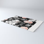 Night bloom - moonlit flame Rug Gallery Image 3