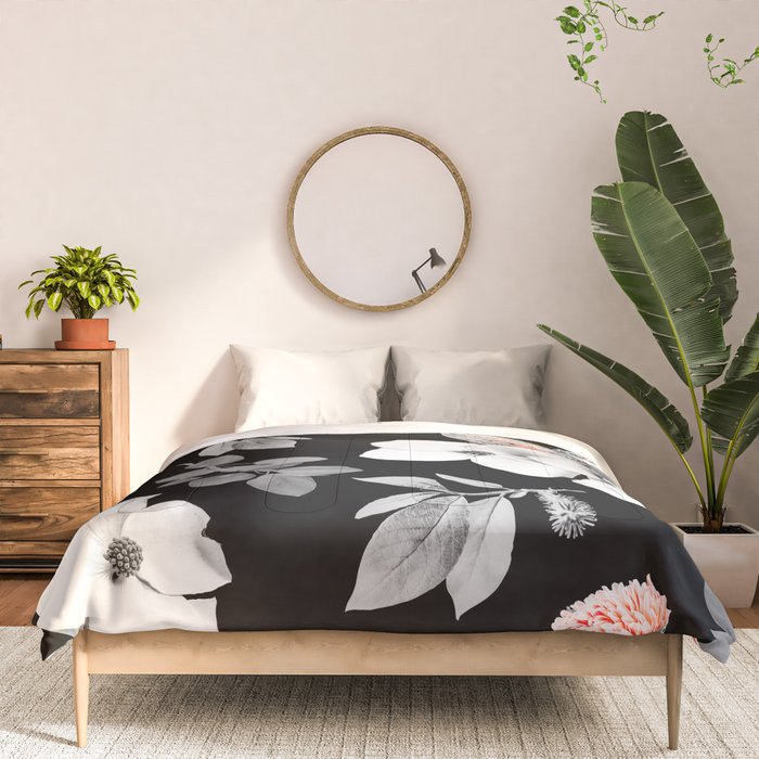 Night bloom - moonlit flame Comforter Gallery Image 3