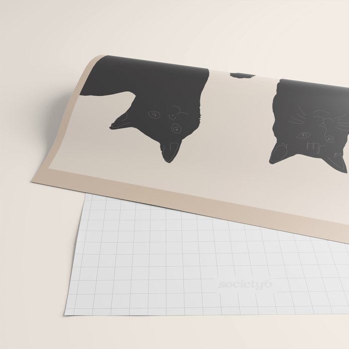 The Abstract Black Cats Wrapping Paper Gallery Image 2