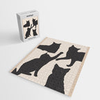 The Abstract Black Cats Jigsaw Puzzle Gallery Image 2